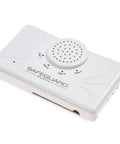 Close-up of the receiver unit from Long Range Wireless Doorbell Kit For Home And Biz With Dual Function Transmitter, white