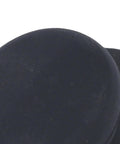 Universal Pot Lid Knob With Heat Resistant Silicone Suction Cup Easy Grip Lid Handle, top view of black silicone knob.