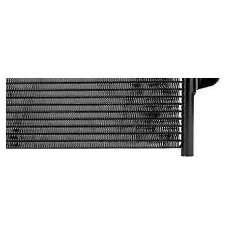 Upgrade Your Nissan Titan XD Ride With This Heavy Duty Transmission Oil Cooler Built For 5.0L Engines From 2016-2019 To Keep Things Chill And Reliable. black metal transmission oil cooler core with fittings