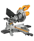 Eight And A Quarter Inch Sliding Miter Saw With Laser Guide For Wood And Metal Cuts, Twelve Point Five Amp Bevel Sliding Chop Saw
