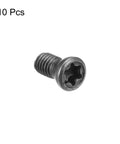 Top Shelf M3.5 Torx Screws With T15 Drive And Flat Countersunk Head 12.9 Grade Alloy Steel Kickass Machine Bolts For DIY Projects Hella Strong 10 Piece Hardware Kit, featuring a single screw.