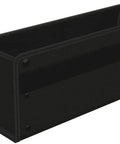 2Go 3 Tool Box Grab And Go Portable Tool Organizer Case For Bits And Drivers Durable Plastic Toolbox Open Black Design