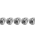 Top Shred 10PCS Heavy Duty 1/2-20 Chrome Wheel Stud Lug Bolt Kit For Front Wheels On Jeep Wrangler JK And Dodge Nitro Made From Cold Forged Grade Steel Perfect Ride Upgrade, five chrome lug nuts