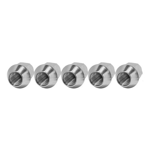 Top Shred 10PCS Heavy Duty 1/2-20 Chrome Wheel Stud Lug Bolt Kit For Front Wheels On Jeep Wrangler JK And Dodge Nitro Made From Cold Forged Grade Steel Perfect Ride Upgrade, five chrome lug nuts