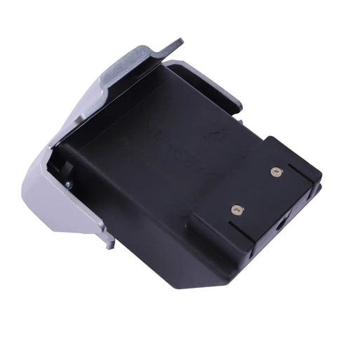Heavy Duty Electric Rechargeable PET PP Strapping Tool 3 In 1 Bander With Auto Cut And Hot Weld For Shipping Boxes And Pallets close-up view.