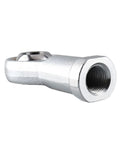 Rugged Swing Joint Piston Rod End Fisheye Ball Head for Pneumatic Cylinders With U Fitting Mounting M4 To M18, self-aligning threaded end