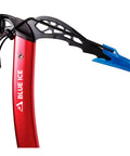 Akila Ice Axe Hammer For Alpine Climbing And Ski Mountaineering, red handle with chromoly head and protective cover