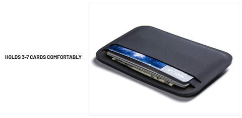 Ultra Slim No Bulk Card Holder Wallet For Everyday Carry Holds 3 To 7 Cards With ID And Transit Access Durable Polymer EDC Gear