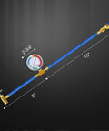 Pro Grade AC Charge Hose With Gauge For R134A Car HVAC Refrigerant Recharge Kit U Charging Hose With Low Pressure Meter Can Tap