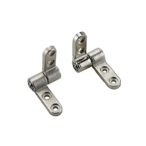 Durable Small Torque Shaft Hinge For 360 Degree Flip Stop Positioning Damper With Arbitrary Large Angle Adjustment For Cabinets And Drawers 1 Piece Deal, silver metal.