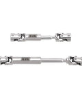 Premium Stainless Steel Center Drive Shafts For Hpi Venture 18 And Cr18p Rc Vehicles, showing two heavy-duty metal components.
