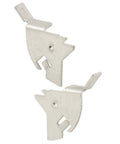 Heavy Duty Swivel Aluminum Window Screen Knife Latches Natural Mill Finish Easy Grip Screen Frame Hardware 3 Pack replacement latches