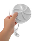 Portable Turbo Mini Automatic Washing Machine For Socks And Underwear Ultrasonic Cleaner For Small Loads, compact design handheld.