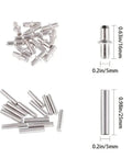 Heavy Duty Shelf Pegs And Pins Set For Cabinets And Bookshelves, Durable steel pin holders 0.63in and 0.98in with measurements