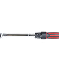 Three Eighths Inch Drive Torque Wrench With 250 Inch Pounds Capacity, Dual Scale Inch Pounds And Newton Meters, Audible Click