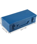 Premium 10 Piece Metric Impact Socket Set With Deep Chrome Vanadium Steel Sockets Ranging From 22mm To 50mm For Heavy Duty Automotive Repair And Professional Garage Work That Is Totally Built Tough blue metal storage case, 30cm x 13.5cm x 8.5cm