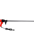 Gowenic Electric Drum Pump With Stainless Steel Tube, red handheld design, long tube for diesel, kerosene, alcohol transfer.