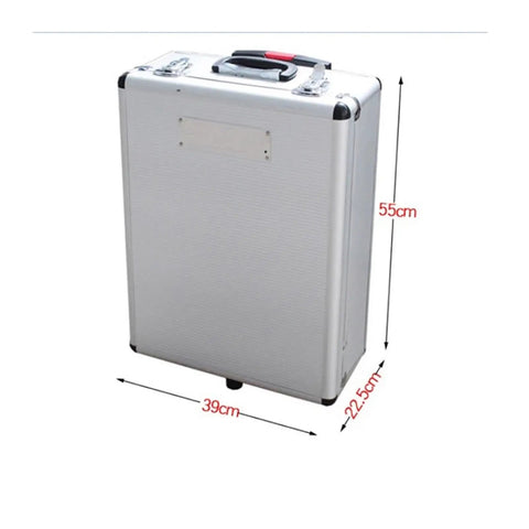 Sturdy 599 Piece Aluminum Alloy Box Tool Set For Your Ride And Home With Screwdrivers Wrenches That Make Minor Car Repairs A Cinch And Keep Your Garage Sorted In Style So You Feel Safe Fixing Stuff Yourself., silver aluminum tool case, 55 x 39 x 22.5 cm
