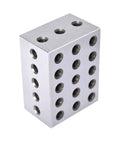 2 3 4 Machinist Block Set, Matched Pair With Twenty Three Holes, Pro Grade Precision Ground Tool Steel, Hardened Setup Block