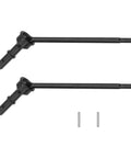 Unassembled Pack Of 2 Beefy Metal Rear Drive Shafts CVD Set For Losi 22S 2WD RC Drag Car Upgrade Part, Durable Steel Construction 