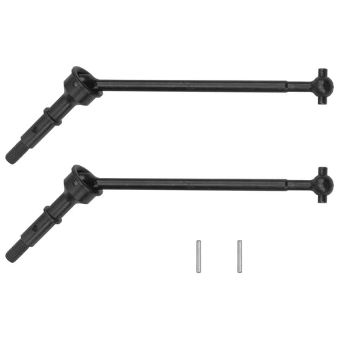 Unassembled Pack Of 2 Beefy Metal Rear Drive Shafts CVD Set For Losi 22S 2WD RC Drag Car Upgrade Part, Durable Steel Construction 