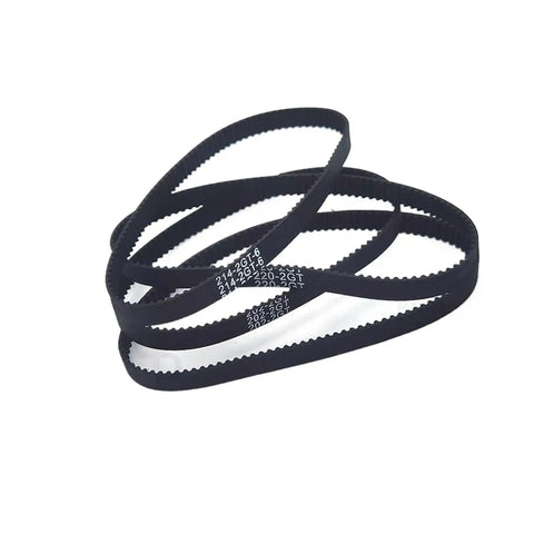 Five Pack 6mm Timing Belt Set 2GT 670 Size for machinery and automotive use, high elasticity for smooth quiet operation.