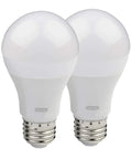 Garage Door Opener LED Bulb 4000K White, 2-Pack, shown with No-Brainer Universal Fit design, shatter-resistant, vibration-proof.