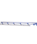 Adjustable Folding Bed Rail Guard With Aluminum Alloy Assist Handle For Elderly And Handicap Safety Swing Grab, side view