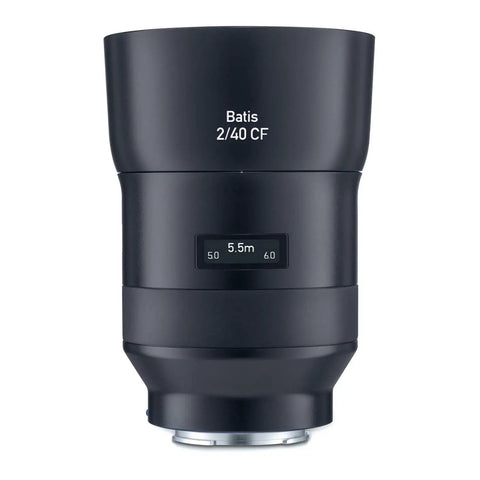 Batis 40mm F2.0 for Sony E Mount Full Frame Mirrorless Cameras, showcasing pro-grade sharpness, rich contrast, smooth bokeh in black