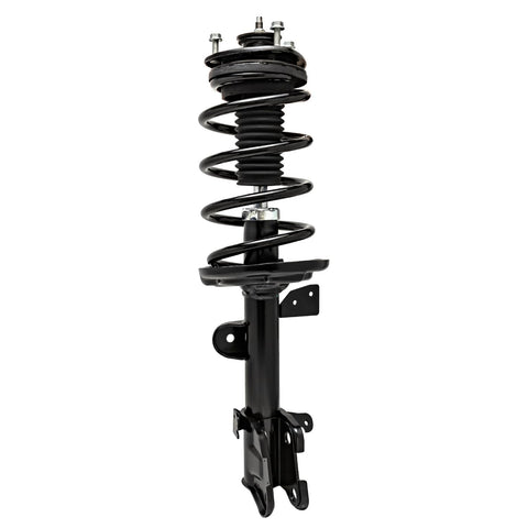 Front strut with coil spring from 8 Piece Struts Shocks Kit For Honda Pilot 2009 2015 Upgrade With Front Struts Coil Springs All In One 2 Rear Shock Absorbers Front And Rear Sway Bar End Links Replacement Suspension