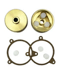 Chevy Corvette Headlight Motor Repair Kit With HD Brass Gear For 1988 To 1996 C4 Models showing gears and bushings