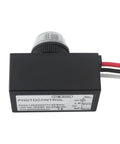 Outdoor Dusk To Dawn Photoelectric Sensor Switch 120 277V Auto On Off For LED Lighting, three-wire, close-up view