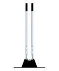 Metallic Raceway Base Cutter HBL660B for electrical channel installations, shown with dual handles and black base.