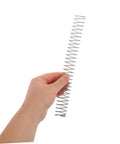 Person holding a flat spring from the Fabric Cutting Fixture Flat Spring Holder Five Piece Pro Grade Set for Sewing Machines