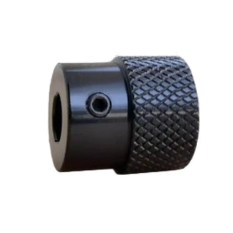 Aluminum knurled handwheel black anodized finish 20mm outer diameter 10mm bore for stepper motors and CNC fine tuning high torque control wheel