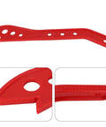 Sixteen And A Half Inch Push Stick For Table Saw And Router Table Red Beefy ABS Ergonomic Handle High Visibility Woodworking Pusher Tool For Carpentry Safety And Precise Cuts