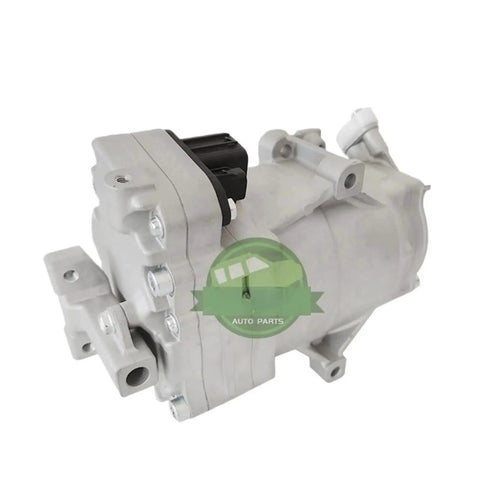 Hybrid Electric Air Conditioning Compressor Direct Fit Nissan C27 Serena E Power R134a showing side view with electrical connector.