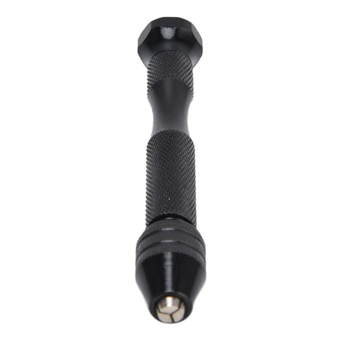 Knockout Mini Aluminum Pin Vise Hand Drill Featuring A Tight 0.3 To 3.4 Mm Chuck, ultra light manual tool for fine drilling.