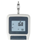 Push Pull Tension Meter With Digital Display No Guesswork Multi Unit Readout N Kg Lb G Peak Hold Auto Power Off Battery Or 6V DC Power White Finish Essential Tool For Precision Force Testing And Compression Trials, white handheld meter with lbf reading