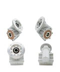 Waterproof Worm Gearbox Reducer CYXRV70 With 19 Input And 30mm Output Shaft, multiple views, for automatic car washing systems.