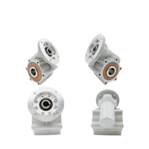 Waterproof Worm Gearbox Reducer CYXRV70 With 19 Input And 30mm Output Shaft, multiple views, for automatic car washing systems.