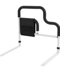 Bedside Support Handle For Seniors And Elderly, Sturdy L Shaped Bed Rail In Black, Easy Install, Durable Carbon Steel, Safe And Secure