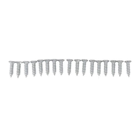 Metal screws for Four Pack Adjustable Iron Furniture Legs In Black Lacquer Finish with Rust Proof Coating, installation hardware.