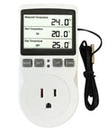 Plug In Digital Thermostat Temperature Controller For Space Heater And Infrared Heater Heavy Duty Outlet With Large LCD
