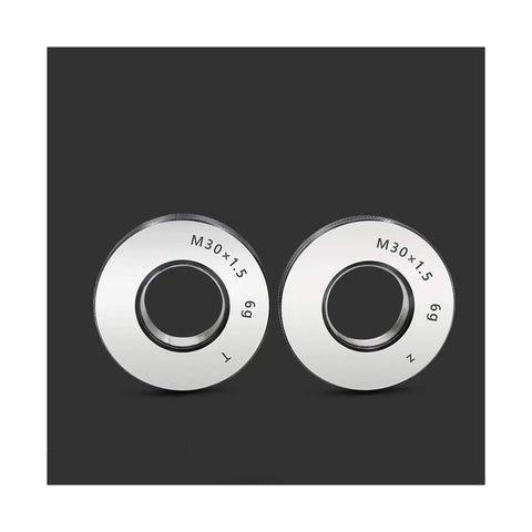 Go No Go Ring Gauge Set 6g Metric Fine Thread Precision Tool Right Hand For Accurate Thread Verification close-up view