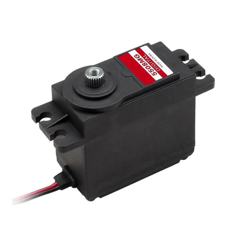 Sick Performance Dope Digital Brushless Servo With Flat Out 8kg Torque Speed For Rc Cars Trucks Offroad Helicopters And Boats Lightweight Carbon Fiber Build - Black digital RC servo unit with gear.
