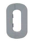 Top view of Heavy Duty ABS Refrigerator Lock with Double Finger Buttons for Childproofing Your Fridge Cabinet and Home Super Strong Adhesion