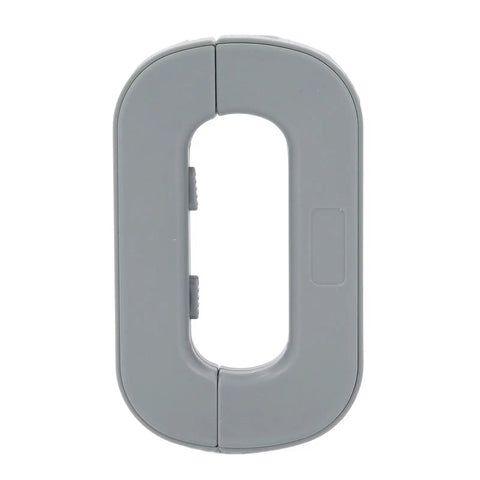 Top view of Heavy Duty ABS Refrigerator Lock with Double Finger Buttons for Childproofing Your Fridge Cabinet and Home Super Strong Adhesion