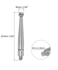 Dial Test Indicator Contact Point With 2mm Ball Tip, HSS High Speed Steel Probe, M1.6x0.35 Thread, 0.82 Inch Length, 2 Pack view.