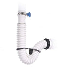 Flexible Rubber P Trap Sink Drain Kit One And One Half Inch Easy Misaligned Drain Fix It That Will Not Leak When Bumped Durable